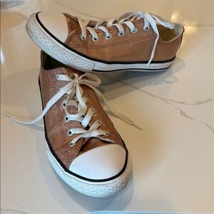 Converse Rose Gold Athletic Shoes